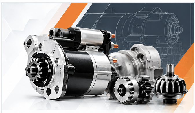 OMI custom starter motors and gears