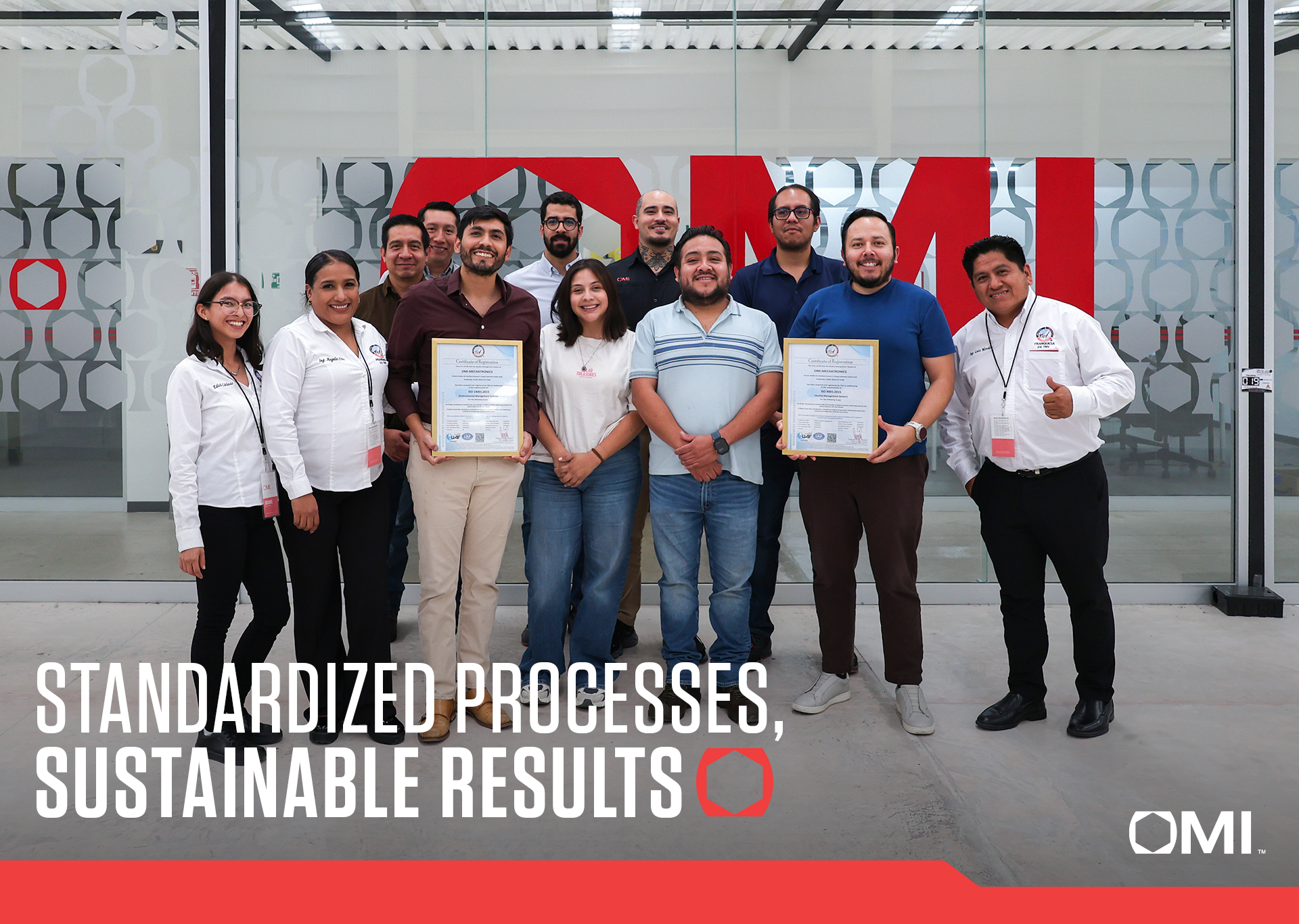 OMI Earns ISO 9001:2015 and ISO 14001:2015 Certification